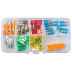 30/50/140pcs APT/ATR Micro2 Blade Fuses Assorted Kit Car 5/7.5/10/15/20/25/30A