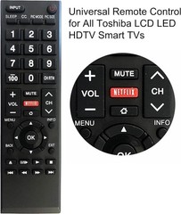 Effortless Control: Universal Replacement Remote for All Toshiba TVs, 5-Button