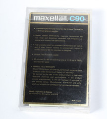 6 NOS MAXELL UDXL ll C90 90 MINUTE HI-LEVEL BIAS CASSETTE TAPES
