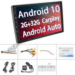 Apple Carplay For 10.1” Android 10 Car Stereo Radio GPS Navi WIFI USB + Camera