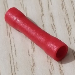 1000pcs Red Fully Insulated 22-16AWG Wire Crimp Butt Connectors Splice Terminals