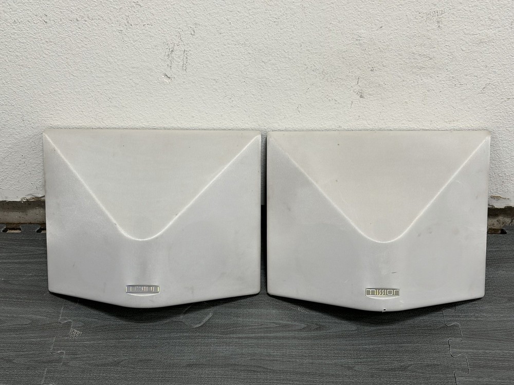 Mission Surround Speakers 77DS Bipole Wall Mountable White Pair Made In England