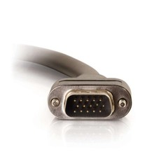 1 Foot VGA Video Cable Male to Male Compact End In Wall Capable C2G 50210