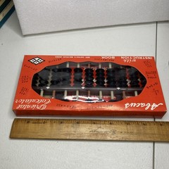 1960s Abacus Oriental Calculator DIC Made in Hong Kong