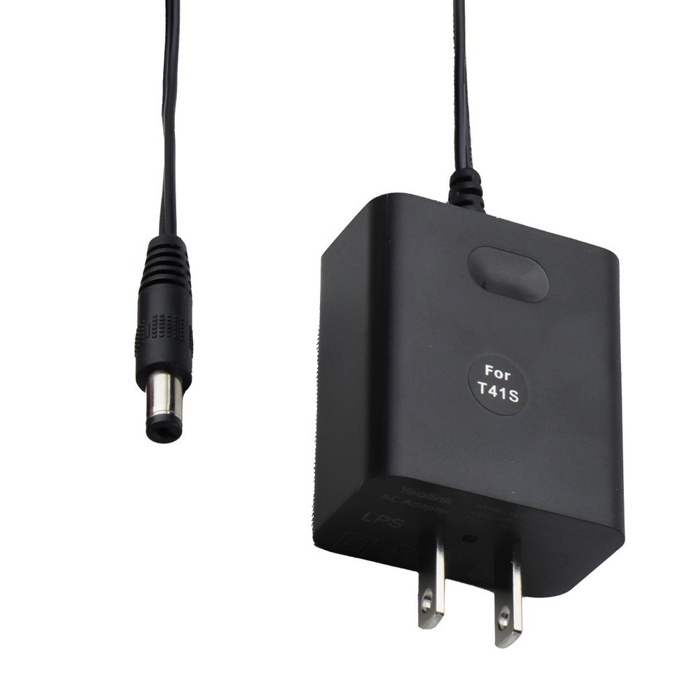 Yealink (5V/1.2A) AC Adapter Wall Charger Power Supply – Black YLPS051200C1-US