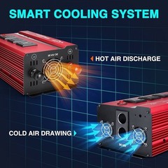2000W Power Inverter, 12V DC to 110V/120V AC Converter, Car & Truck Use