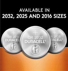 Duracell 2025 3V Lithium Battery – 1 Count Pack Brand New – Exp Date: 2034