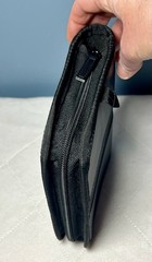 Case Logic CD DVD Travel Case 28 Black Vinyl Zip Closure
