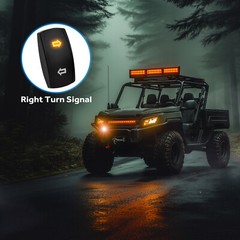 1Set Plug and Play Turn Signal Horn Street Legal Kit For Polaris Can-Am Kawasaki