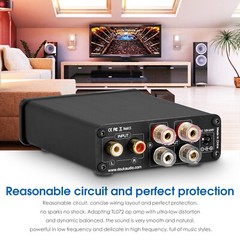 Nobsound Mini 2.0 Channel Digital Amplifier HiFi Stereo Desktop Audio Amp 100W×2