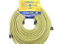 50′ ft Hi-Def Gold X Composite RCA L & R Audio And Video Cables Y, PR, Pb
