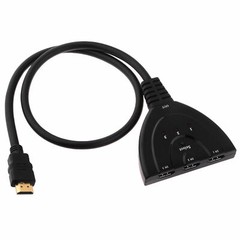 3 Port HDMI Splitter Cable 1080P Switch Switcher HUB Adapter for HDTV PS4 Xbox