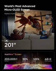 RayNeo Air 3s AR/XR Glasses – 201″ 120Hz FHD HueView Display (NEW)