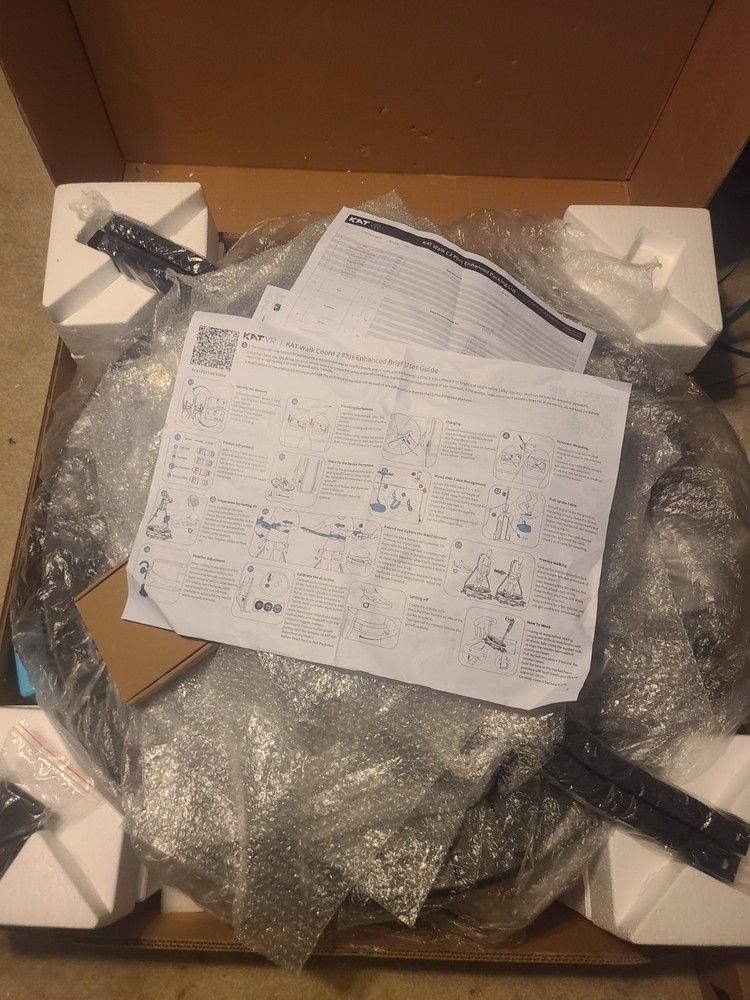 Kat Walk C2 plus enhanced VR Treadmill | Comes with size 11 shoes.