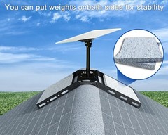 Adjustable Starlink Roof Ridge Mount Gen 3, Ybervont Starlink Mounting Kit Gen 3