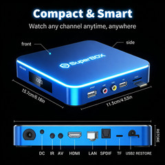 SuperBox S6 Max Streaming Media Player 6K WiFi 6
