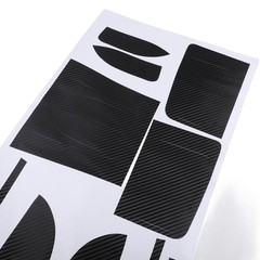 Interior Center Console Carbon Fiber Molding Sticker Decals For Accord 7th