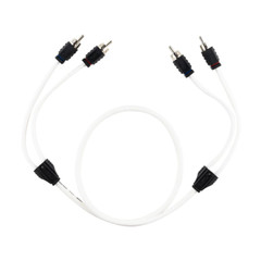 DS18 MOFCR-3FT 3ft Marine Grade 2-Channel Rca Cable 2CH 100% Tinned OFC Wire