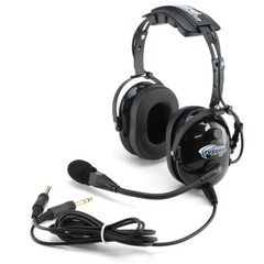 Rugged Air RA200 General Aviation Pilot Headset w/ MP3 Music Input A20 X GA Plug