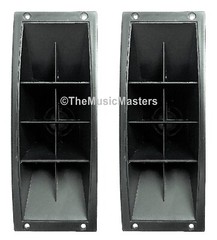 One Pair 3 x 9 Inch Piezo Flush Mount Horn TWEETERS Home Car Pro Studio Speakers