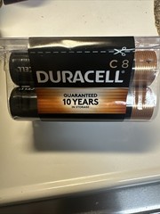 Duracell CopperTop C Alkaline Batteries W/Recloseable Package, 8 Count Exp. 2033