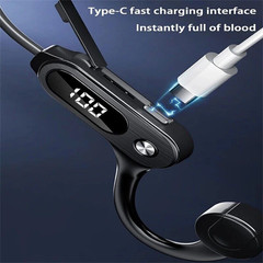 Bluetooth 5.3 Bone Conduction Headphones Wireless Outdoor Sport Headset LOT