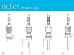 Secure Connection 10-18 AWG Banana Plugs