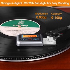 Professional 0.005g/100g Turntable Stylus Force Gauge Scale for Phono Cartridge