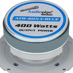 Audiopipe 4-inch 200W RMS Power 4 to 8 Ohms Aluminum Super Car Tweeter (Blue)