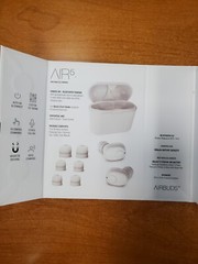 True Wireless AirBuds Air5 Ear Buds White 14 Hours Play Time Bluetooth 1422-R6P5