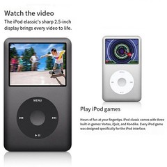 New Modded Apple iPod Classic 5th 6th 7th Generation 80GB 256GB 512G SSD 2000mAh