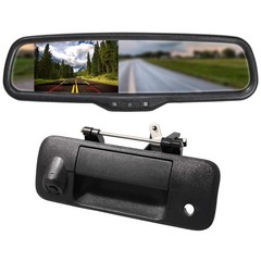 EWAY for Toyota Tundra 2007-2014 4.3″ Rear View Mirror Kit, Black
