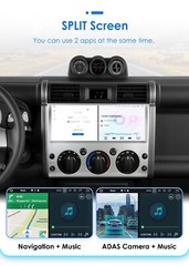12.3″ 8+128GB Carplay Android 13 Navi Radio For Toyota FJ Cruiser 2006-2021+CAM