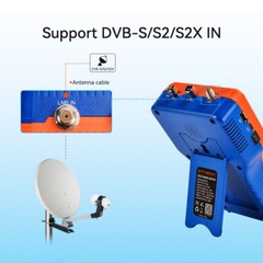 V8 Pro DVB-T/T2/C DVB-S/S2X Digital Signal Finder Terrestrial Satellite Meter US