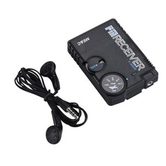 110-140MHZ Air Band Radio AM Receiver Aviation Band Receiver Black Airport