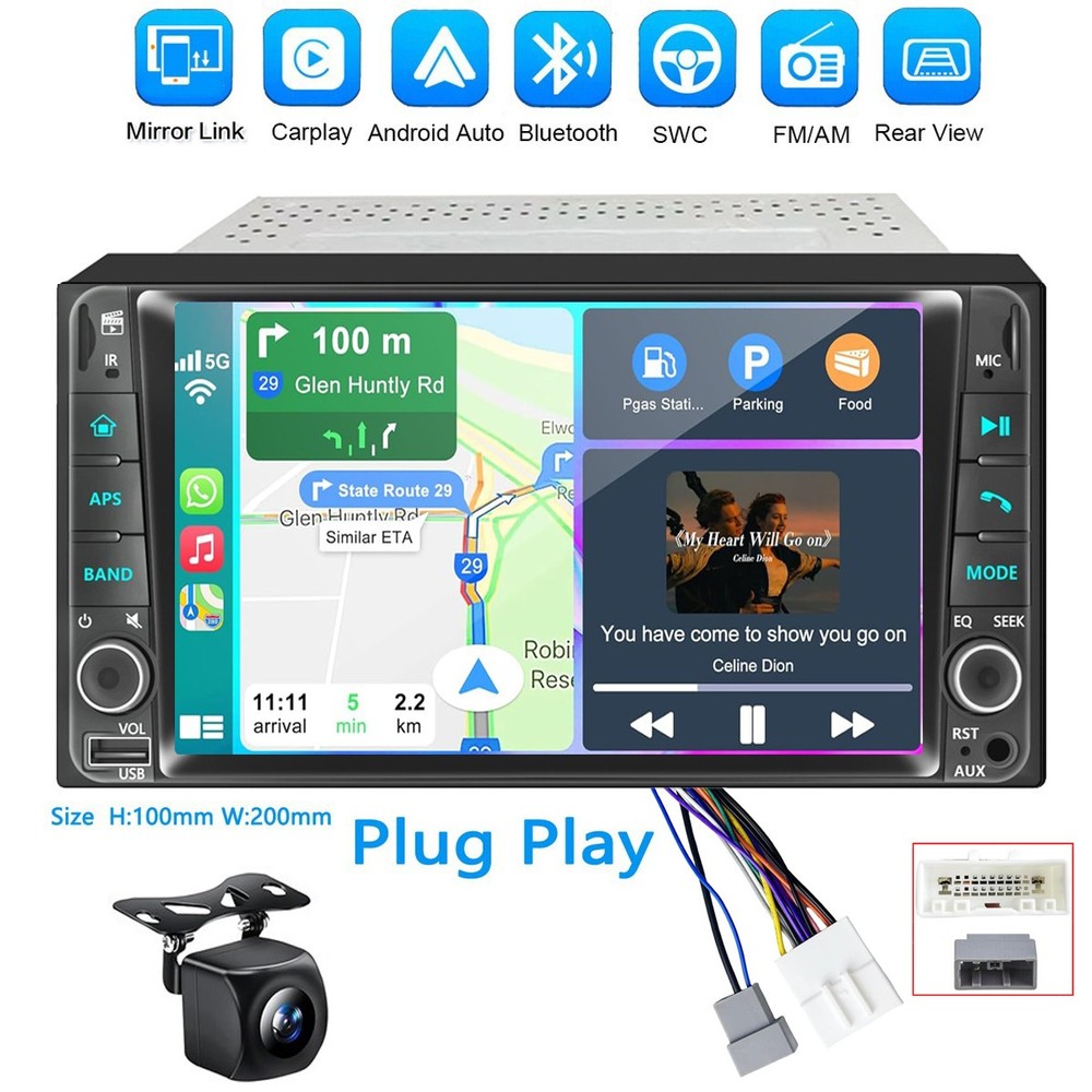 For 2009-2015 Subaru Forester Android Auto Car Radio Apple Carplay GPS Head Unit