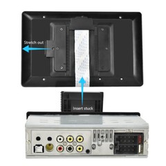 10.1″ 1 DIN Car Stereo Radio Apple Carplay Android Auto Bluetooth FM USB AUX