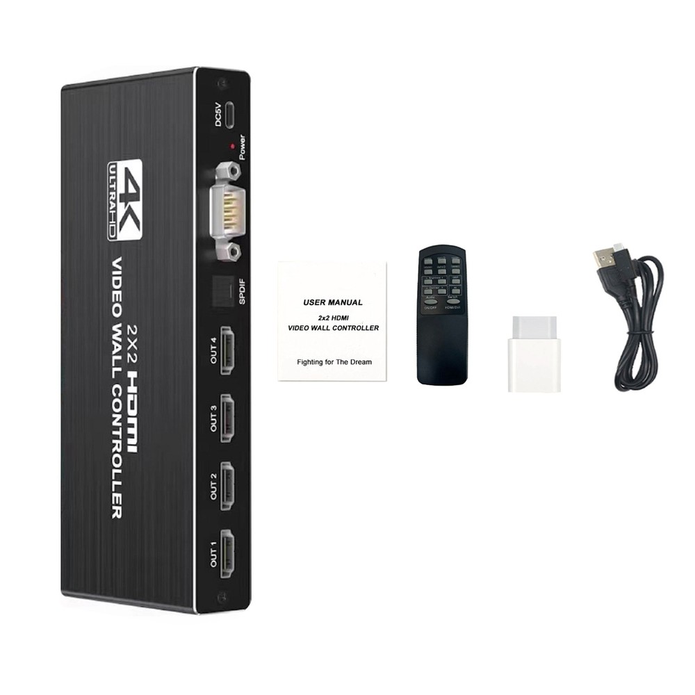 1X2 1X4 1X3 2X1 3×1 4X1 2×2 HDMI DVI Multi Video Controller Processor Splicer s