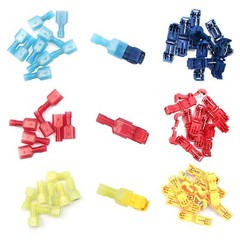 240/60psc T-Taps Wire Terminal Connectors Insulated Quick Splice Combo Kit