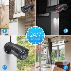 ZOSI HD 1080p 4in1 Outdoor CCTV Bullet Security Surveillance Camera Wide Angle