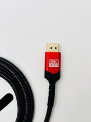 JSAUX 8K HDMI 2.1 Cable 6.6ft Braided 48Gbps UHD HDR 1-PACK Open Box