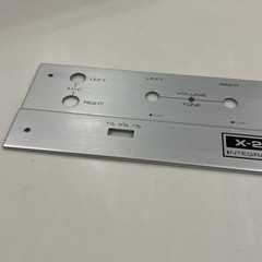 Akai X-2000S Lower Front Faceplate Replacement Silver