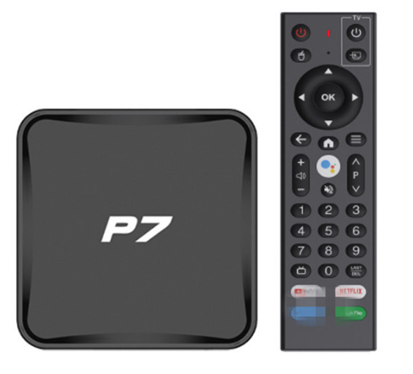 P7 Android 12 TV Box Allwinner H618 4GB RAM 64GB ROM WiFi6 BT5.4 4K Media Player