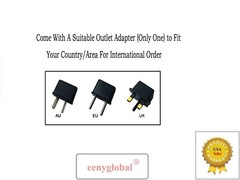 NEGATIVE CENTER PIN 5.5mm 12V 1A 500mA 200mA AC-DC Adapter Power Supply Charger