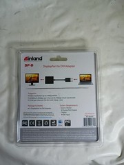 Inland DisplayPort to DVI Adapter DP to DVI New Sealed