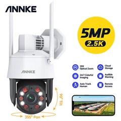 ANNKE 5MP PTZ Wireless Security Camera 20X Optical Zoom Two-Way Talk Auto Track
