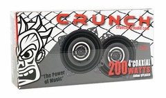 Pair Crunch CS4CX 4″ Inch Car Audio 2-Way Speakers 200 Watts Max