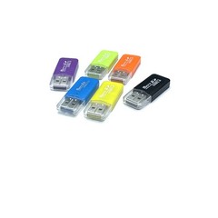 Mini USB 2.0 Micro SD TF Card Reader Adapter Plug For Laptop Phone Tablet LOT