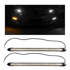 2 PCS Exterior Car LED Lights Flexible LED Daytime Running Light 13.5 Inches