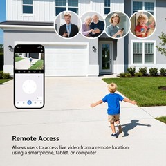 WiFi Security Camera System Smart Outdoor Wireless Color Night Vision 10CH NVR
